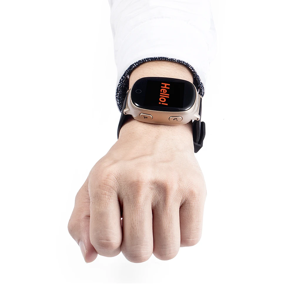 Wonlex EW100S постарше/взрослых осень обнаружения сердечного ритма GPS Smart телефонный звонок часы