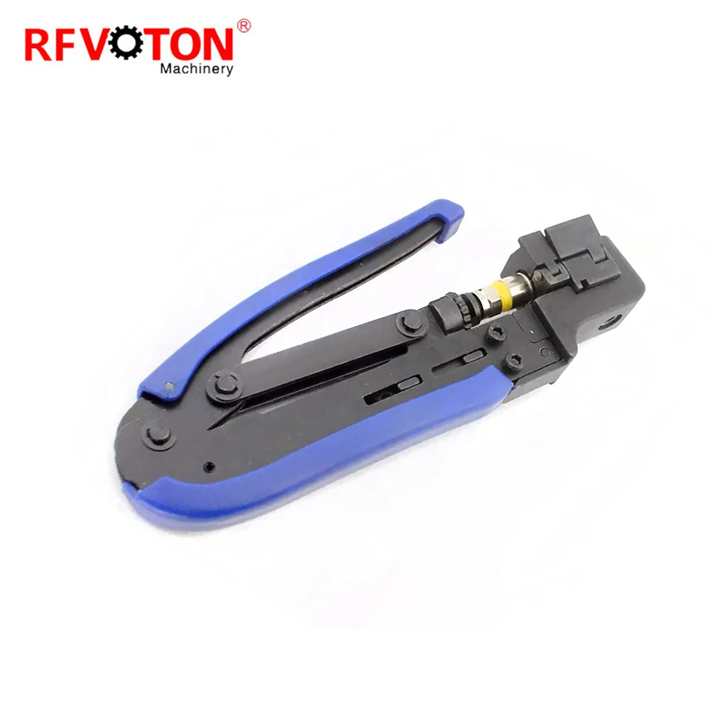 RG6 RG59 RG11 RF Coaxial Cable F Connector Compression Wire Crimper Plier Crimping Tool supplier