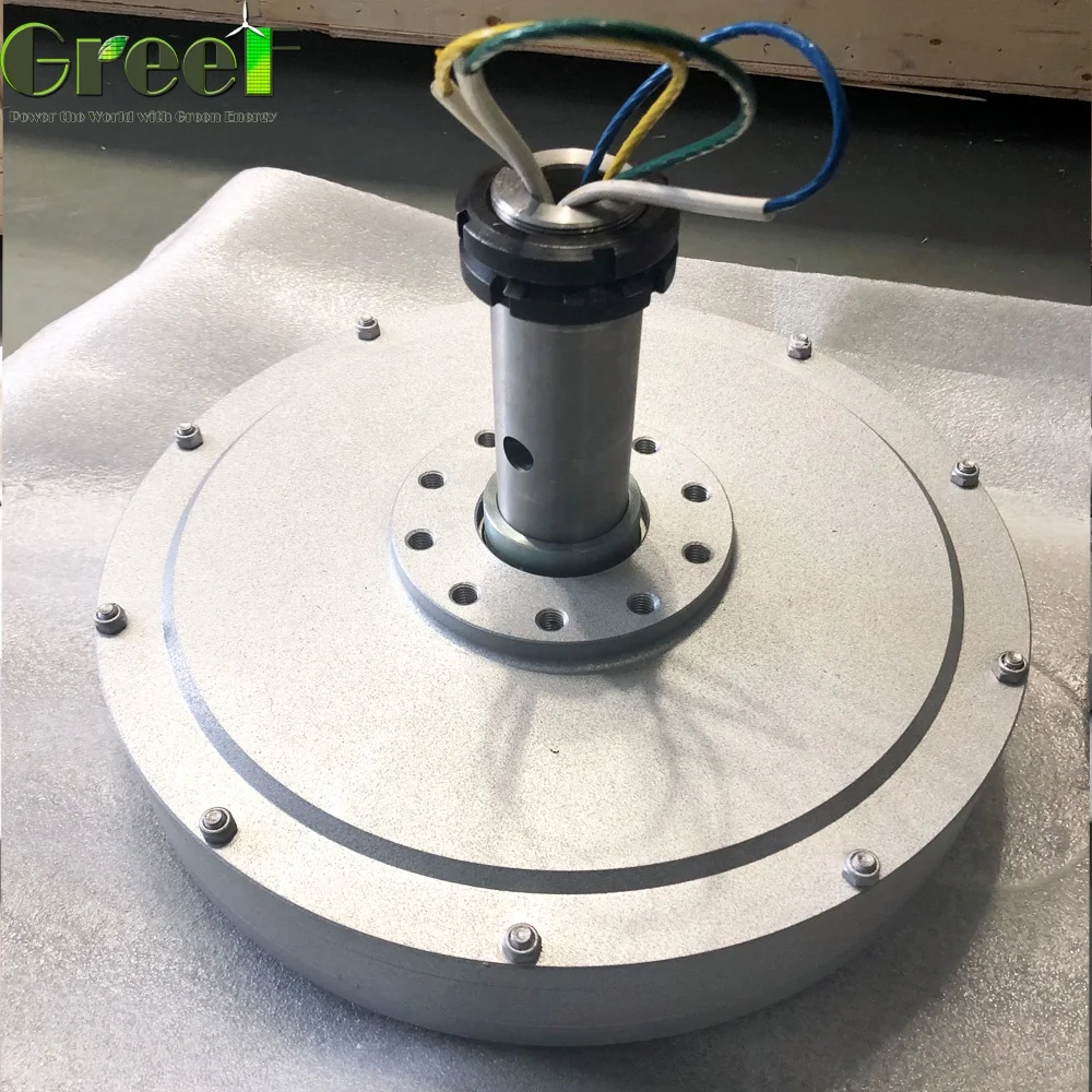 25kW Axis Flux Coreless Low Speed Magnet 发电机 for Vertical Wind Turbines 2