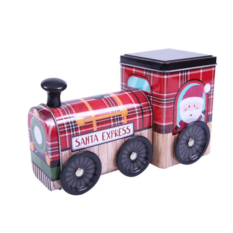 Производитель жестяных коробок из Гуанчжоу специальная жестяная коробка в форме игрушечного вагона для монет конфет