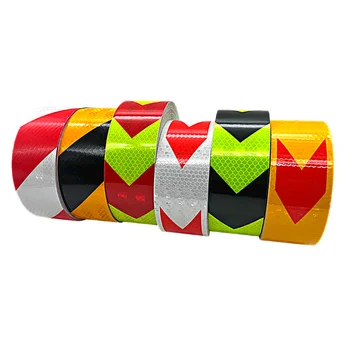 PVC Reflective Material Reflective Marking Tape For Truck Vehicle Road Safety