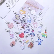 Customized Acrylic Anime Cartoon Keychain and Fridge Magnet Personalized Cute Clear Pin Plastic Crafts Product