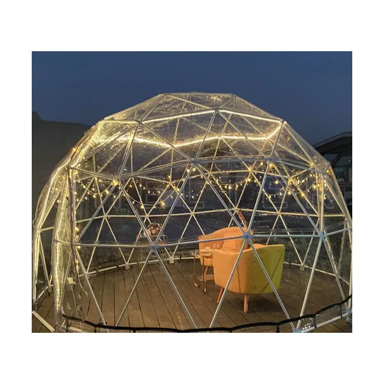 Small Geodesic Igloo Dome Cafe Restaurant Greenhouse for Sale