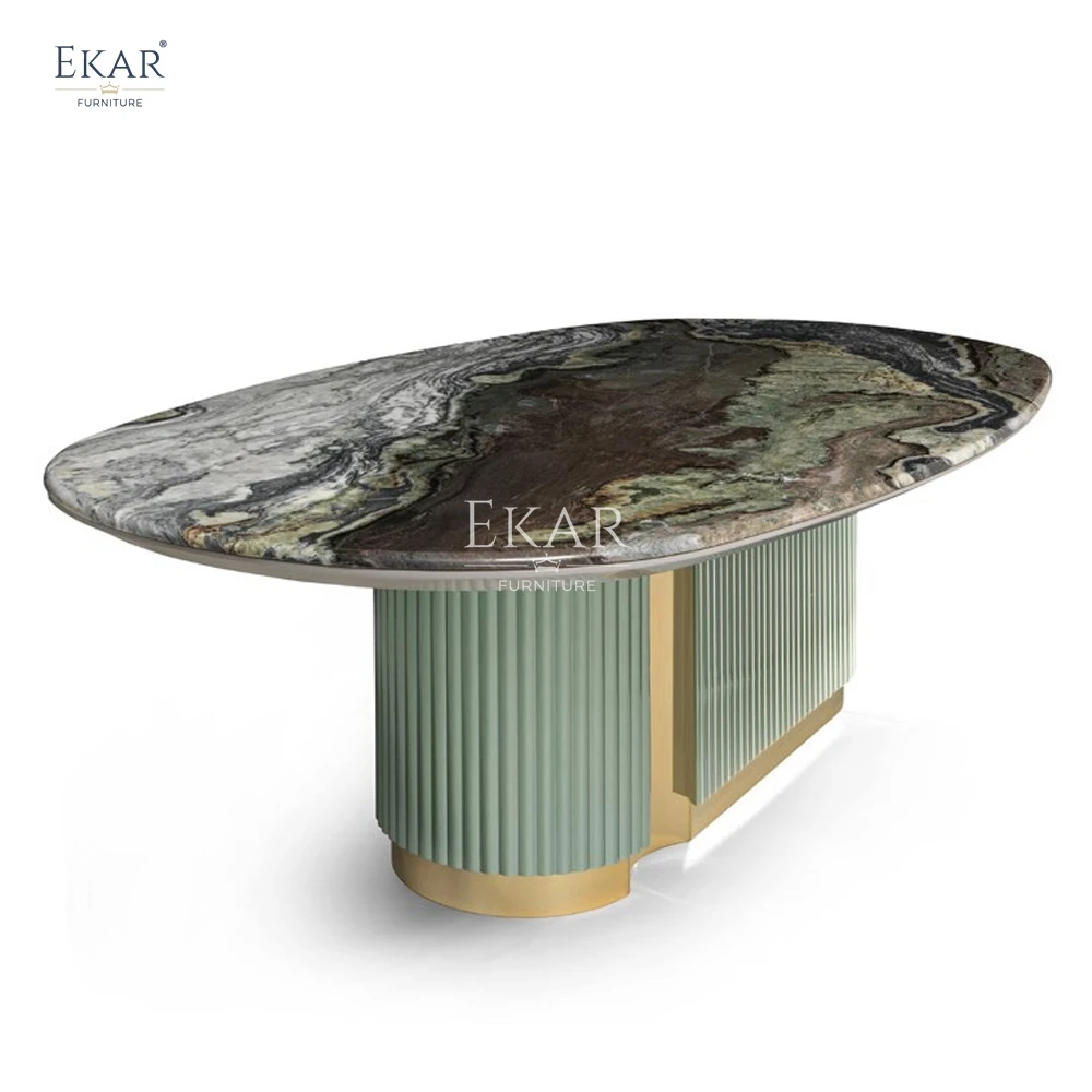 New design Luxury Modern Marble Dining/Kitchen Table - Elegant Design for Contemporary Spaces