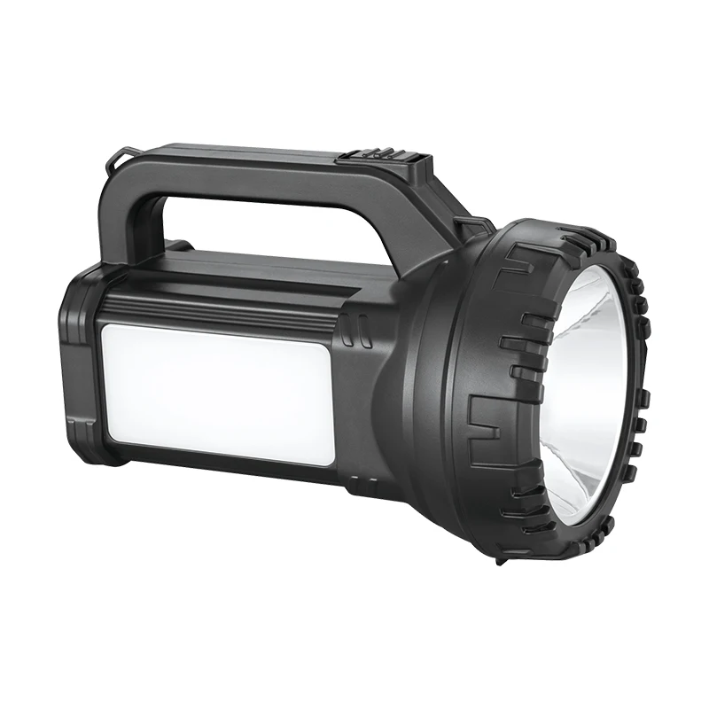 Factory Rechargeable LED Searchlight Battery with Side SMD Emergency Light Handheld Hunting Camping Outdoor