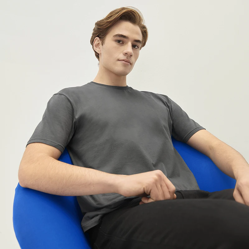Customize Oeko-tex Standard 100 Us Size 100% Cotton t Shit 150 Grams Plus Size Plain White t Shirt for Men