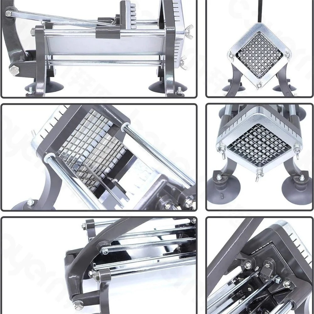 Stainless Steel Potato String Cutter / Manual Potato Chips Cutter / Commercial Twisted Potato Chips Making Machine