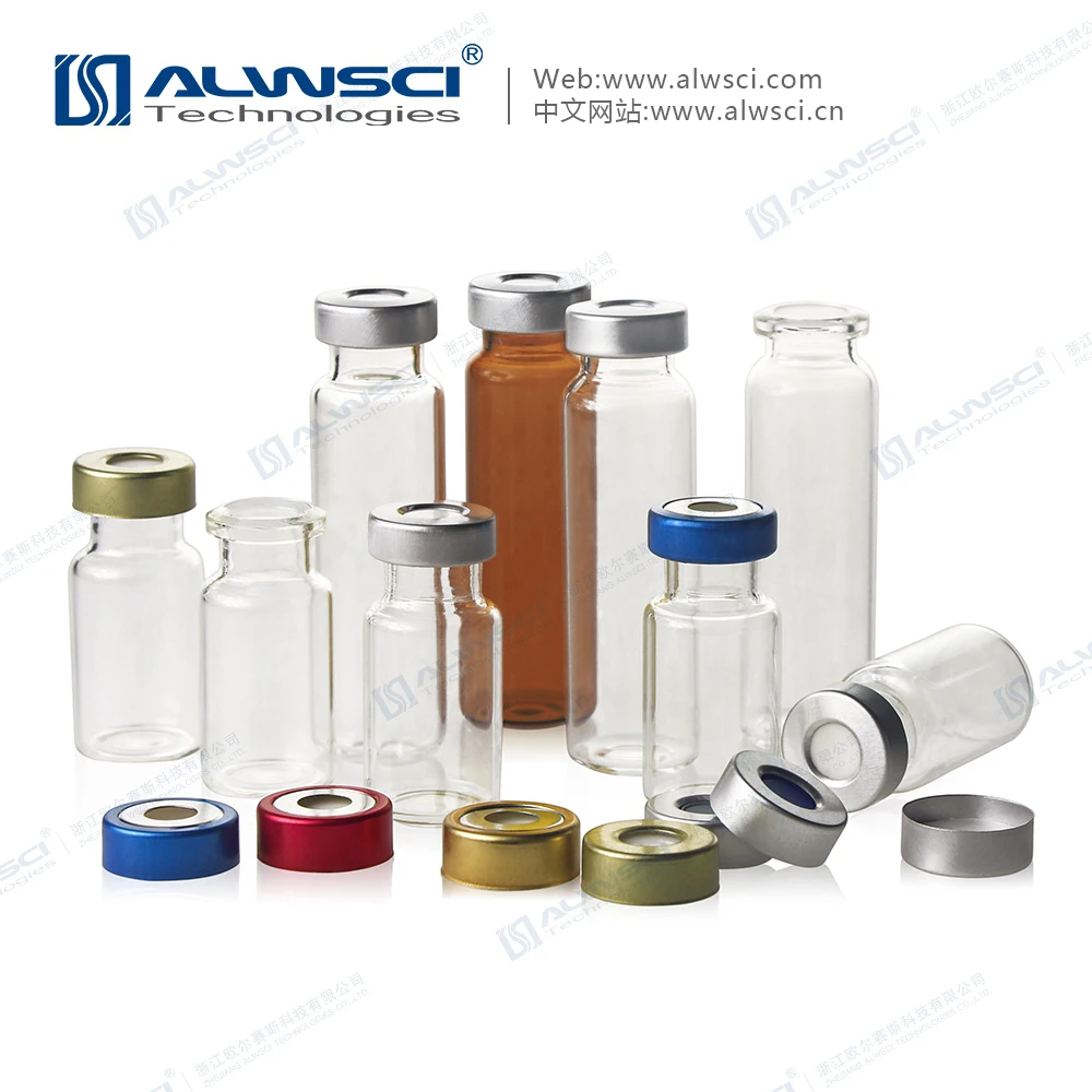 Lot De 100 Flacons En Verre Borosilicate 10 Ml - Bouchon à Sertir - Pour Labo, Cosmétique, Aromathérapie - Neuf