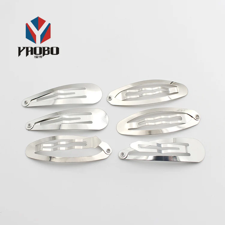 Модный высококачественный металлический Овальный зажим для волос