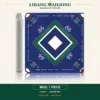 Tapis de Mahjong 08 bleu