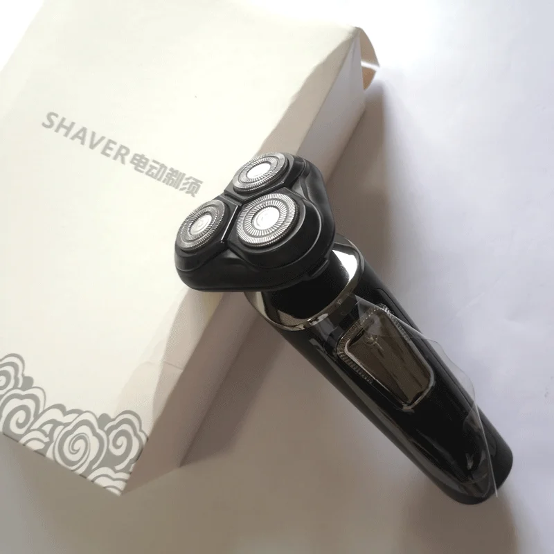 4 в 1 Amazon, Лидер продаж, устройство для удаления волос на лице, водонепроницаемая Вращающаяся бритва с USB, триммер для бороды, носа, волос, электробритва для мужчин