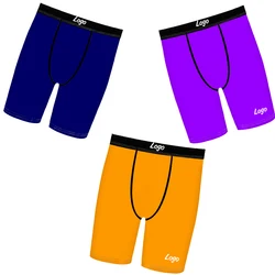 Wholesale High Quality Man Printed Shorts Custom Elastic Waistband Mens Logo Underwear Plus Size mens ethika boxer briefs