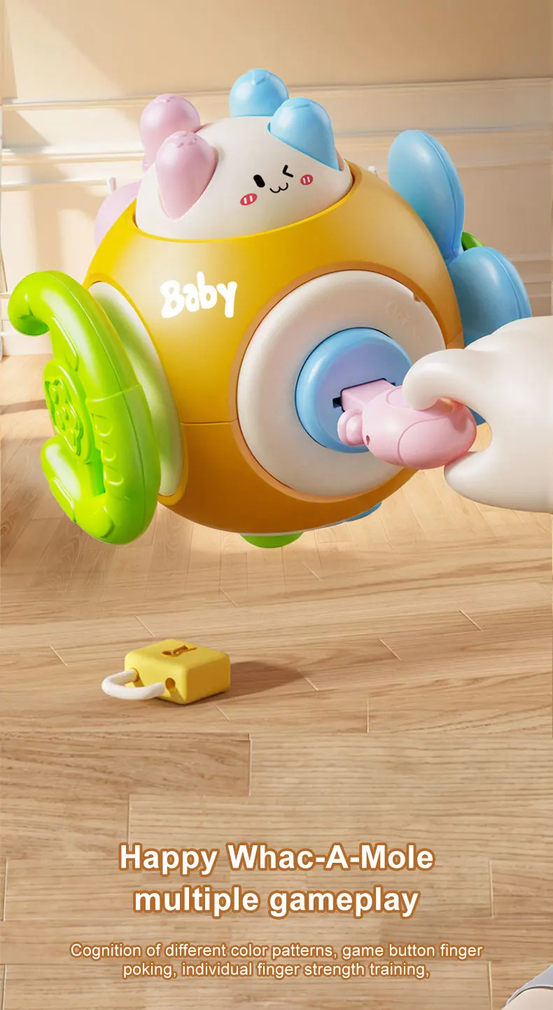 Jouet bébé cube sensoriel multifonction