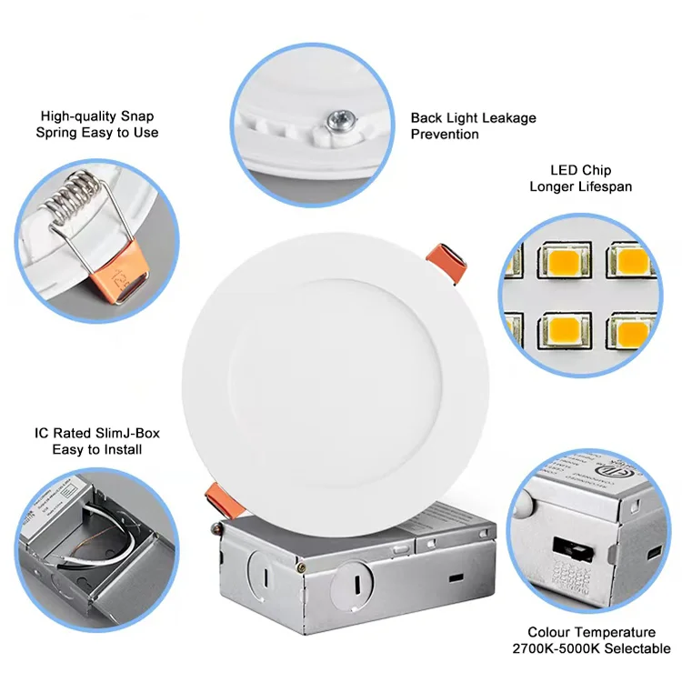 Ceiling Panel Surface Mounted Wall Washer Recessed Downlight Hotel Spot Lighting Panels for Home