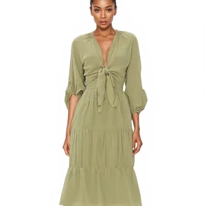 Flowy Pleated Lace Invisible Zipper Spring and Autumn New Shopping Skirt Woman