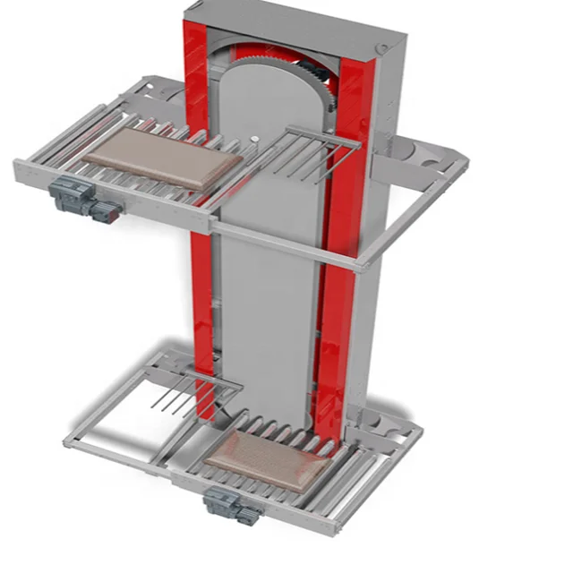 Shanghai Muxiang Multi-Floor Transportation Box Continuous Vertical Conveyor Vertical Lift Pallet Conveyor X-YES liangzo