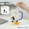 Sausage puppy 900ml single cup+transparent straw