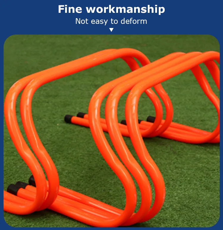 Foldable Hurdle Football Soccer Training Barriers Durable Agility