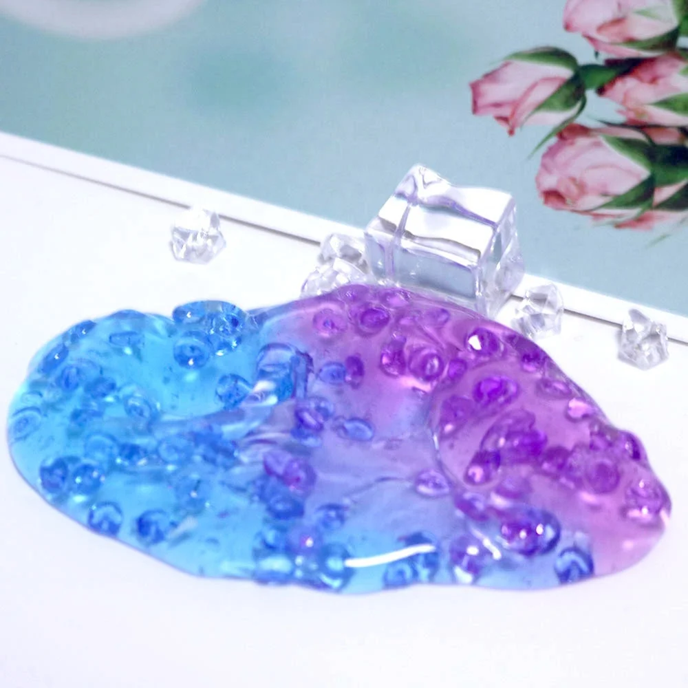 Galaxy lab Ледниковый Хрустальный слайм бочонок для изменения цвета масла прозрачный Сумасшедший Пластилин слайм шпатлевка слайм