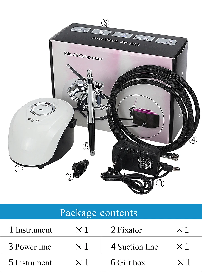 Private Label Mini Air Brush Gun Spray Cake Decorating Airbrush