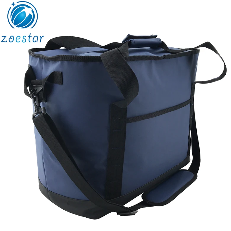 Waterproof Tarpaulin Cooler Tote Bag Large Capacity Food Drink Can Holder Carrier Insulated Bag manufacture