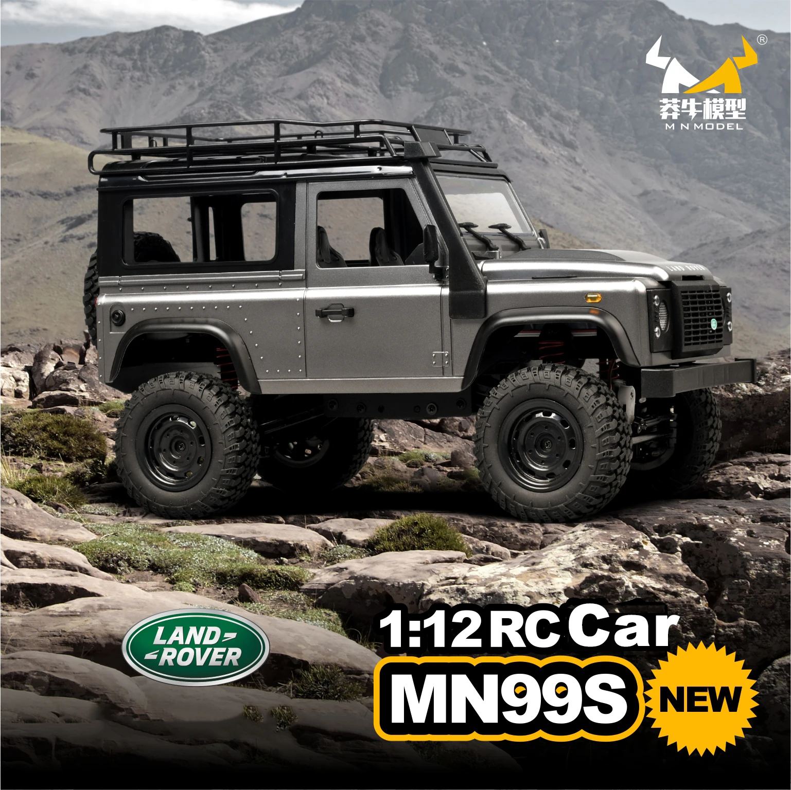 4WD 1/12 Scale Off-road Vehicle LandRover Defender D90 Model RC Climbing Cars 2.4Ghz 8Km/H Remote Control Toys Cars Hobby Gifts