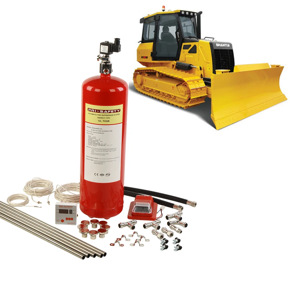 Advanced Fire Suppression System for Mining Vehicles