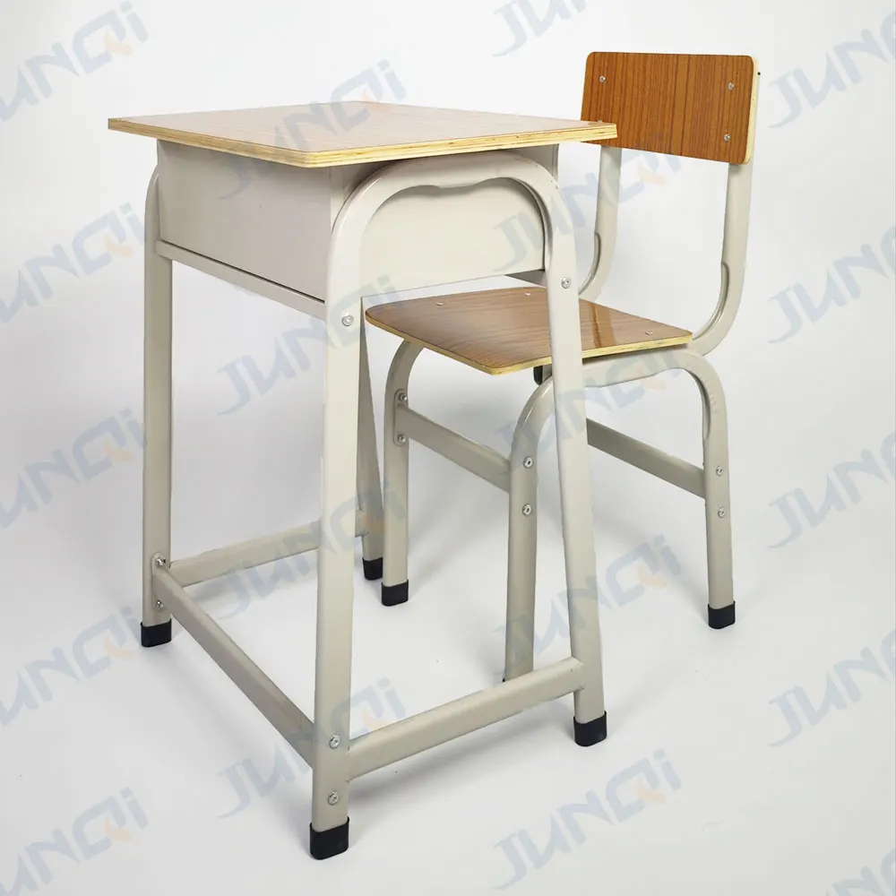Wholesale Cheap Classroom Single Student School Desk And Chair Table And Chair Primary School
