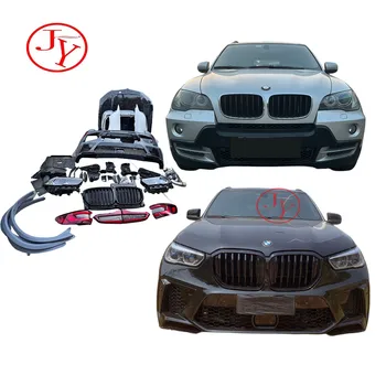 Hot selling product suitable for BMW X5E70 upgraded version X5G05 front and rear bumper LED headlights 2008-2023 grille mesh
