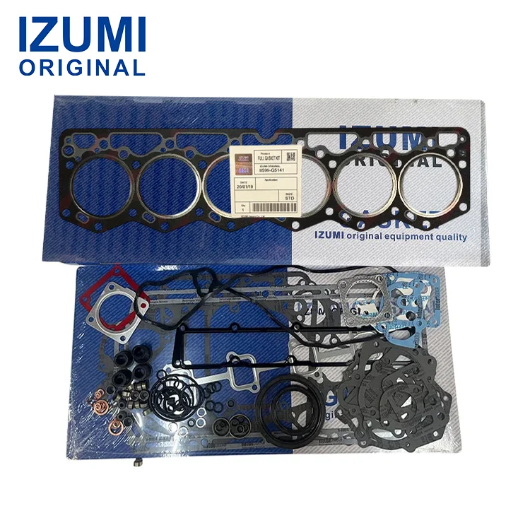 IZUMI ORIGINAL for Komatsu 6D105 S6D105 Engine Overhaul Gasket Kit For PC200-3 PC200LC-3 PC220-3 Exacavator