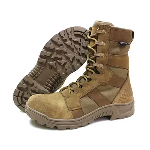 High Quality Tender Protect Suede Leather Tactical Boots Sand Tactical Desert Combat Boots