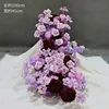 ไฮเดรนเยียกุหลาบแดงลายจุดสีม่วง พร้อมถ้วยดูด