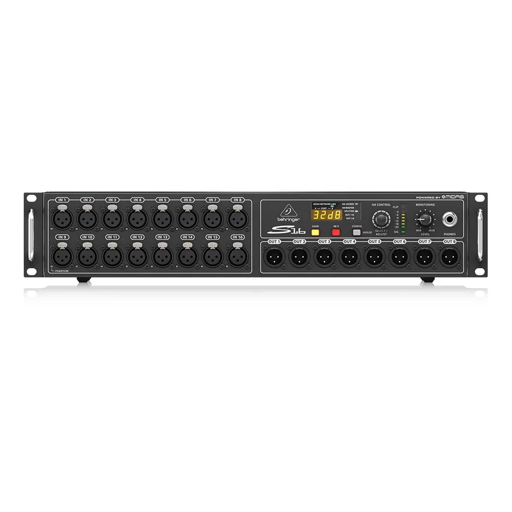 Behringer S16 Stage Box for X32 Digital Mixer - 16 Inputs for