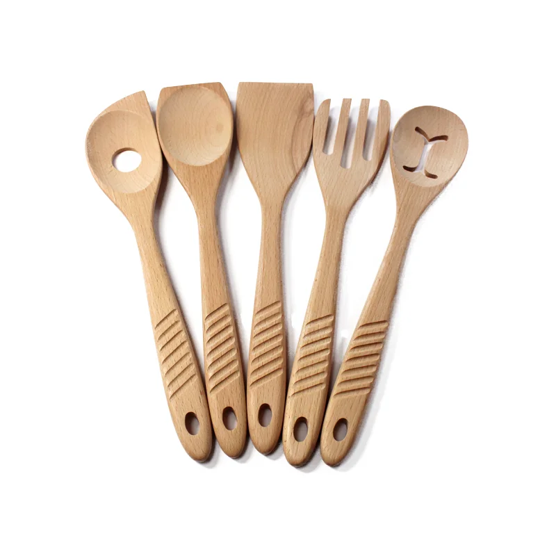Spatola In Legno Naturale Con Manico Lungo – 31x8,5 Cm – Resistente Al Calore – Cucina Ecologica