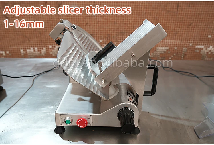 Qp30a Guaranteed Quality Kitchen Table Top Fresh Meat Cutting Machine