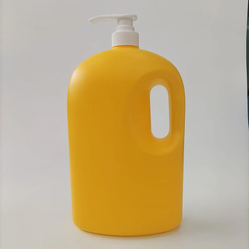 Large Volume 2000ml Wash Protective Bottle Hdpe Press Lotion Bottle Shower Gel Shampoo Bottle