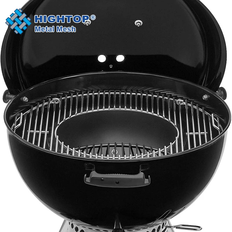 Round Stainless Steel Barbecue Welded Rotating Bbq Grill Mesh Grate