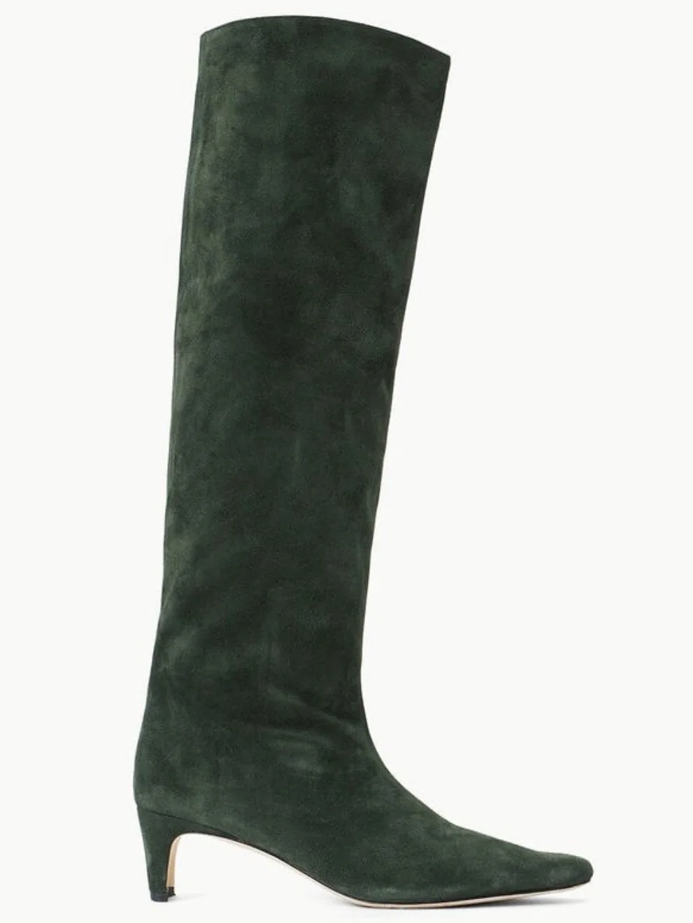 New Style Suede Leather Winter Ladies Boots Square Toe Low Kitten Heel Boots Women Shoes Knee-high - Image 4