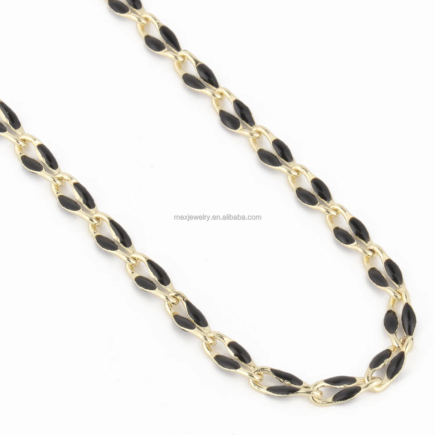 Custom Diy Jewelry Chains Lips Necklace Waterproof Gold Plated Coloured