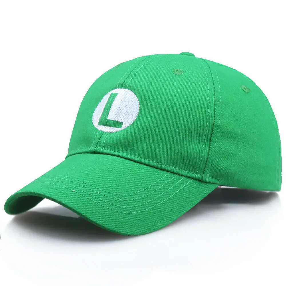 Cappello da Baseball Snapback Verde di Luigi