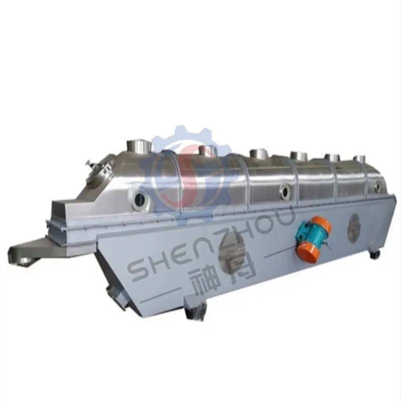 Competitive Price Automatic Horizontal Vibrating Fluid Bed Dryer for Grain 220V Food Processing Application