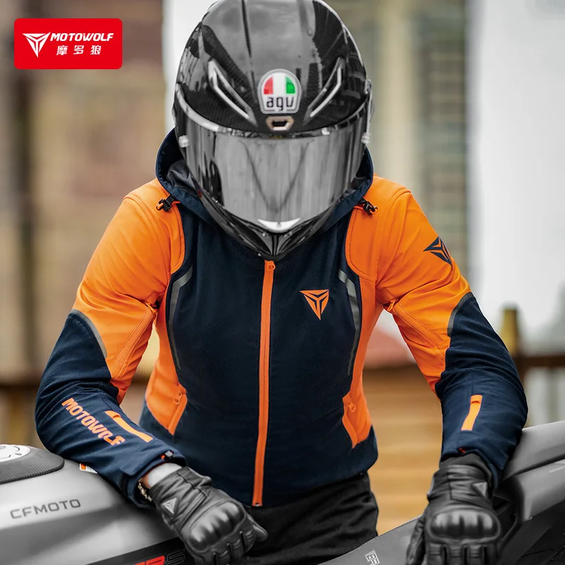 Motowolf JM5 Casual Waterproof Motorcycle Windbreaker Jacket for