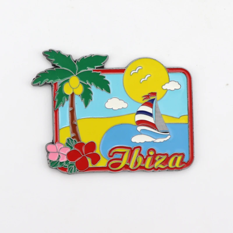 Vagabond Heart Key West Florida PVC Fridge Magnet - 2.75" Tall Souvenir With Southernmost Point Marker Design
