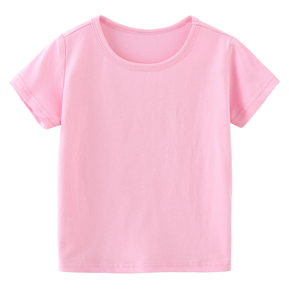 Summer Short Sleeve Childrens Silk T Shirt With Letter Plane Pattern Pink  Bottoming Blouse For Boys And Girls From Kidclother__, $23.47