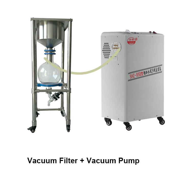 YUHUA Large Vacuum Filter Filtration Assembly 10-50L with Stainless Steel Mesh Funnel