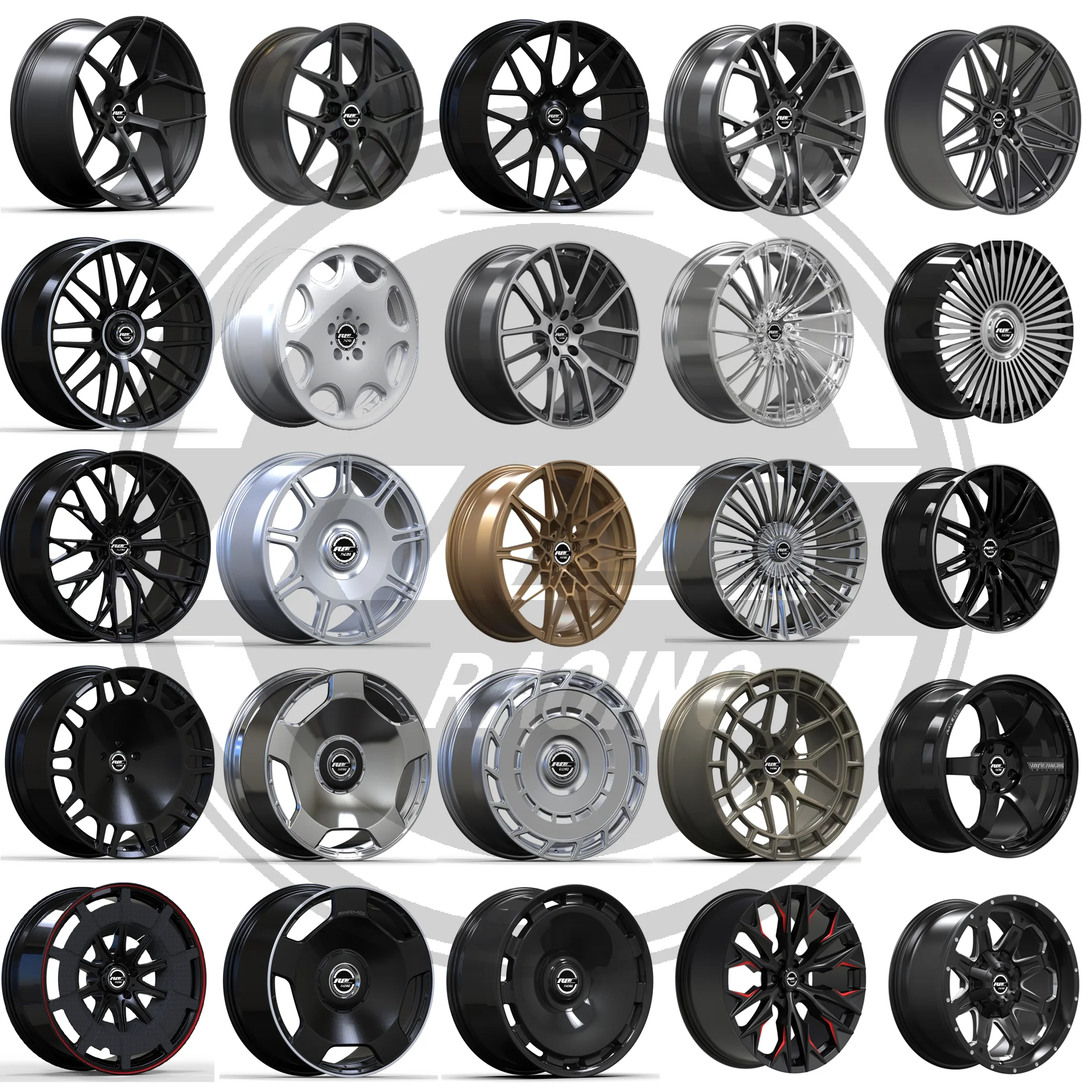 ハイパーブラックホイール高品質ディープディッシュリムR15 R16 R17