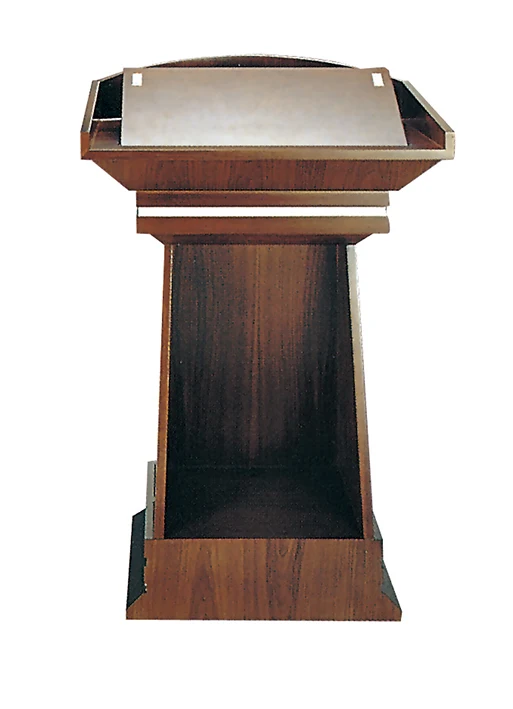 Durable Lectern Desk Wood Speech Desk  Church Podium