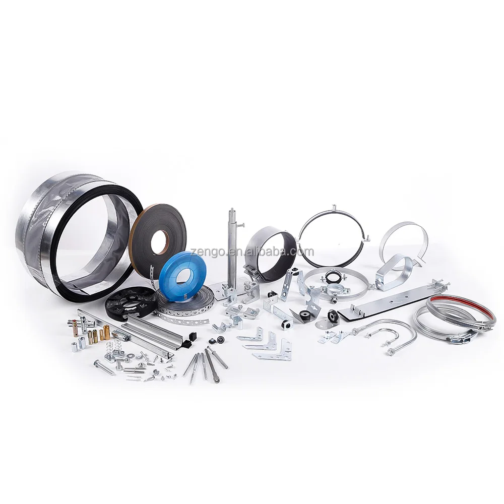Joint Pipe Clamp with Nut M8 M10 THREADED HVAC System and Accessories