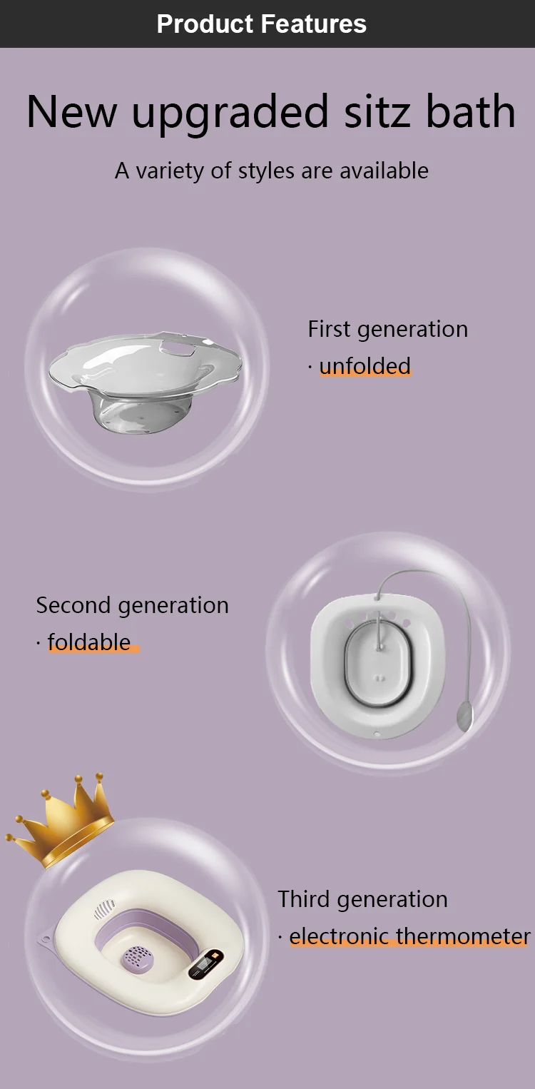 Toilet Sitz Bath Tub Hip Basin For Pregnant Women Hemorrhoid 2022 Oem