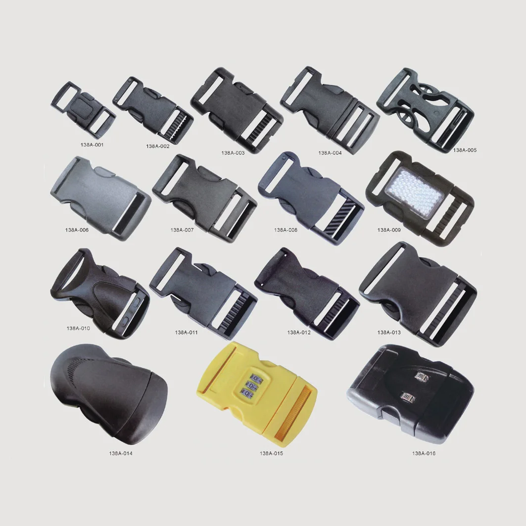 Heavy Duty Quick Side Release Buckle Black Plastic Snap Buckle Clip Clasp  Fasteners Backpack Buckle Replacement for Strap